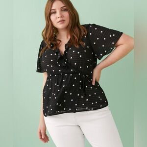 Addition Elle Cross Over Blouse